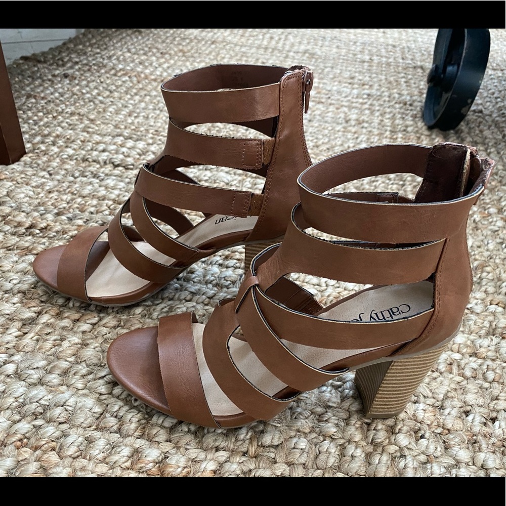 Cathy Jean Strappy Ankle Heel Bootie